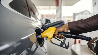 Fueling up at the pump