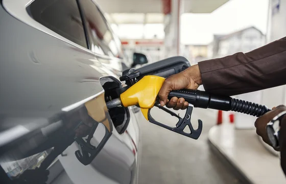 Fueling up at the pump